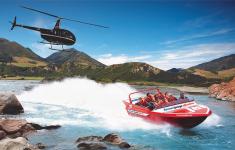 hanmer springs helicopter and jetboating