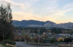 view over Hanmer Springs from Conical Hill