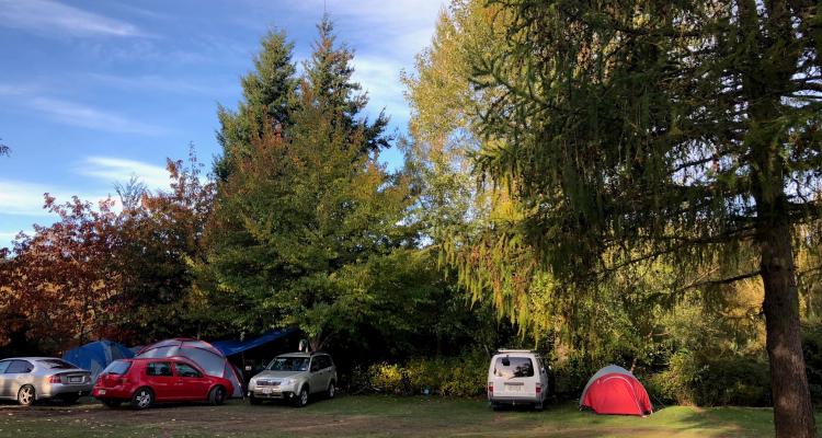 tent sites at Hanmer top 10 holiday park
