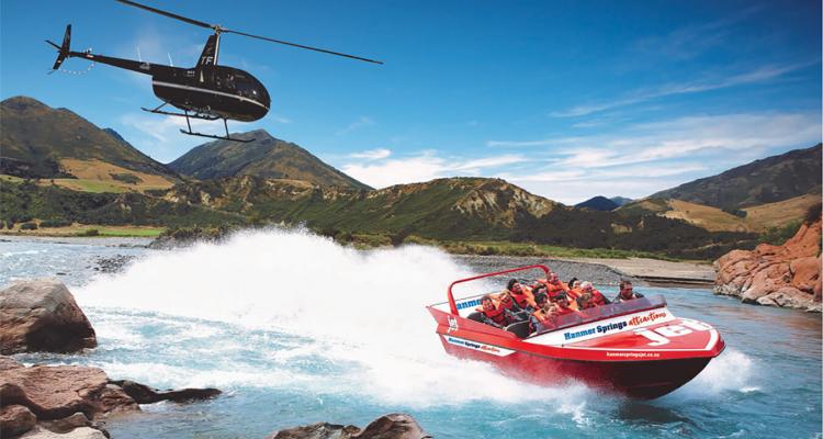 hanmer springs helicopter and jetboating