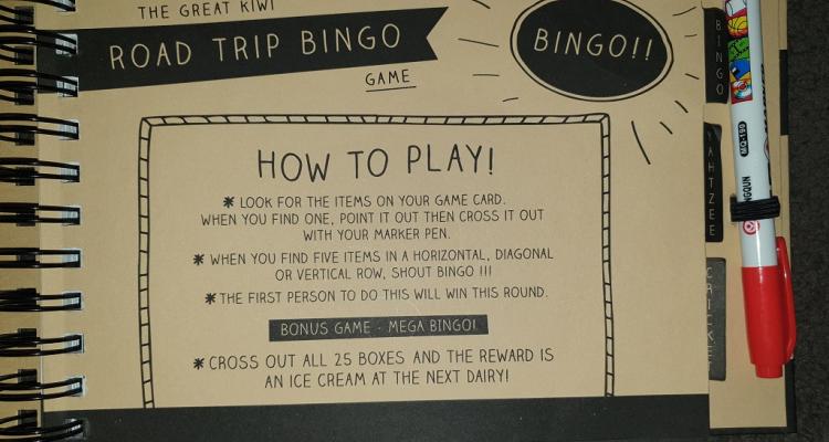 Road trip bingo how to play